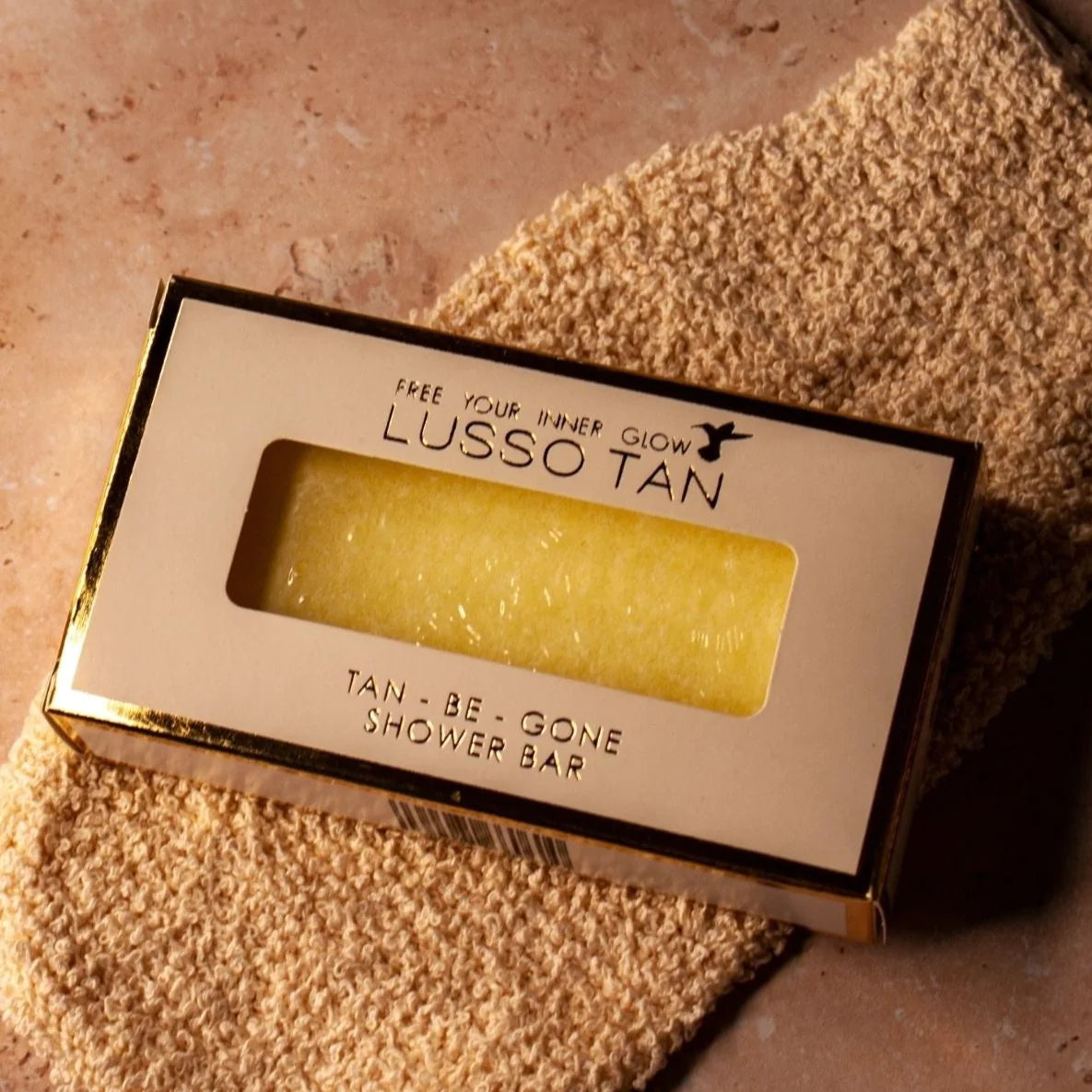 Lusso Tan-Be-Gone Shower Bar - Original Fresh Lemon